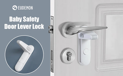 1PC Door Lever Lock, Baby Proofing Door Handle Lock, Childproof Door Knob Lock, Easy to Install