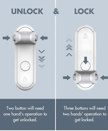 1PC Door Lever Lock, Baby Proofing Door Handle Lock, Childproof Door Knob Lock, Easy to Install